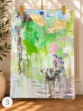 Load image into Gallery viewer, Abstract Art on Cloth