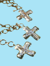 Load image into Gallery viewer, Hand Painted Cross Necklace