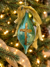 Load image into Gallery viewer, Blue Icicle Ornaments