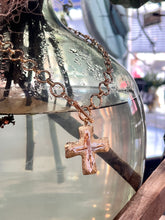 Load image into Gallery viewer, Hand Painted Cross Necklace