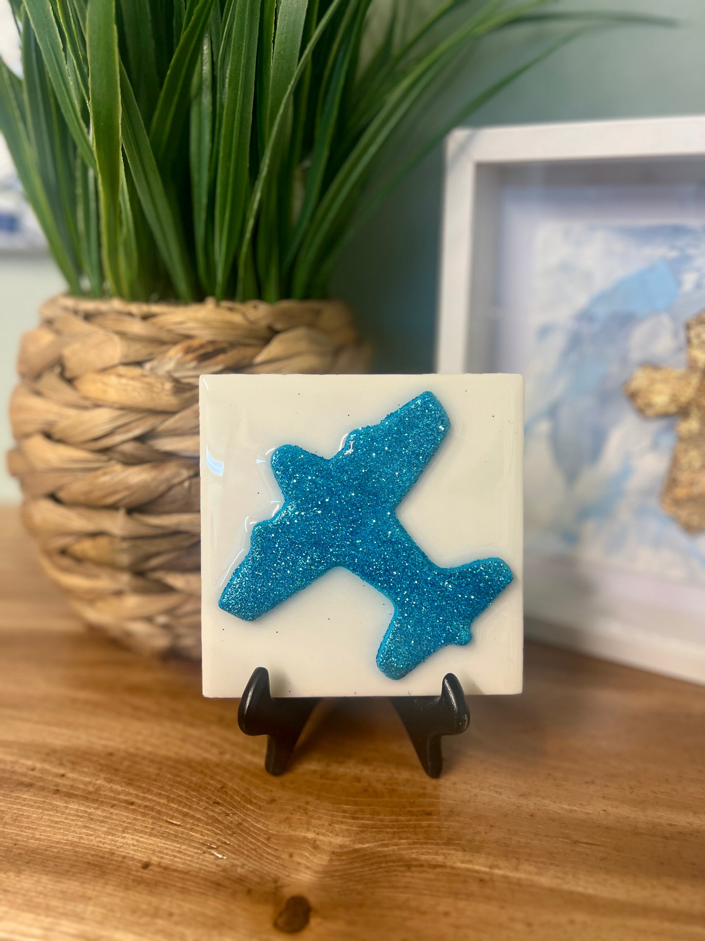 Glitter Airplane