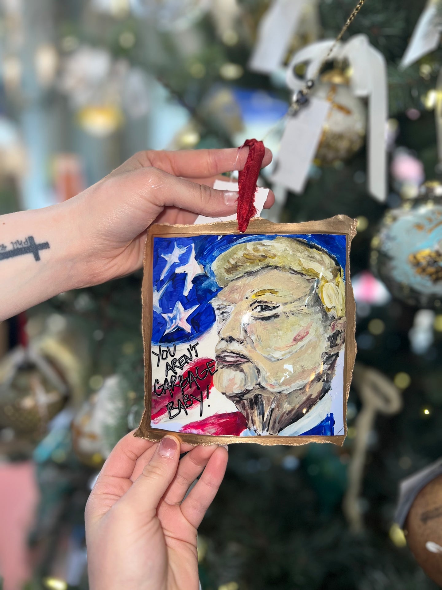 Trump Ornament