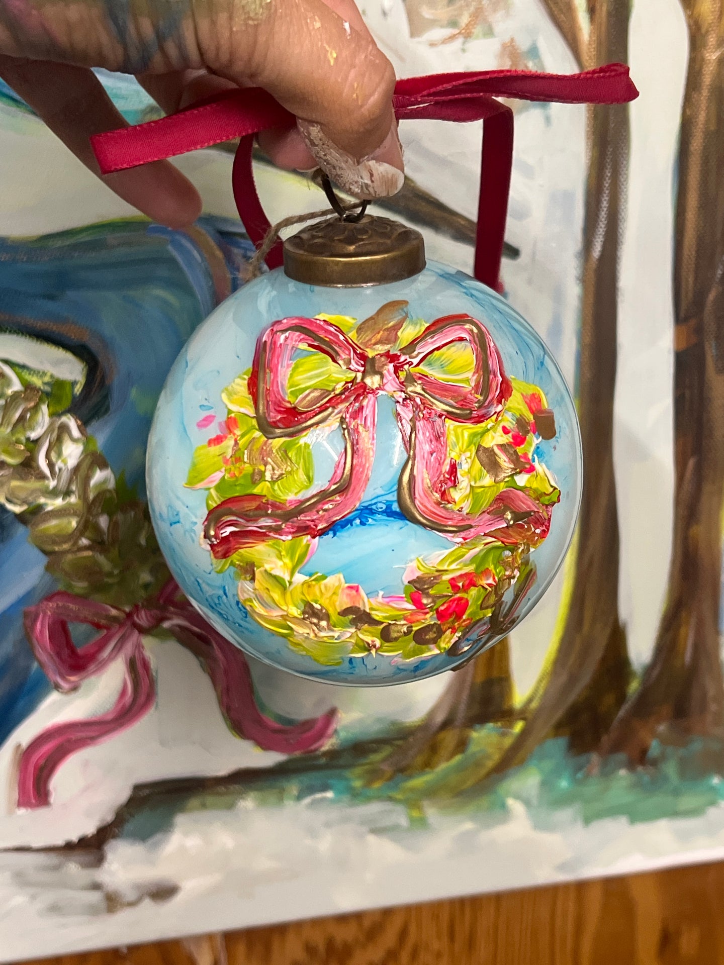 Icicle Wreath Ornament