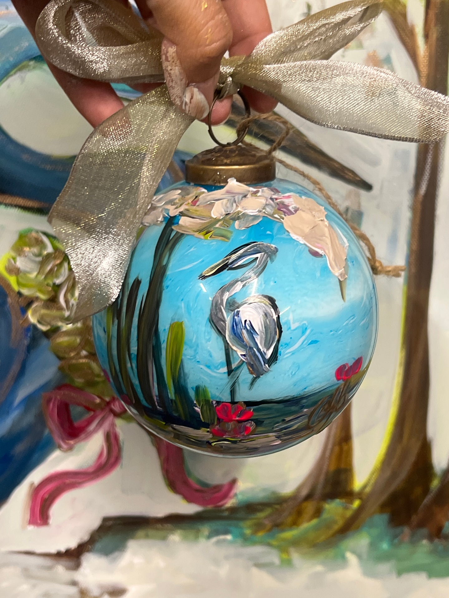 Snow Bird Ornament
