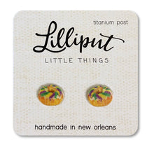 Load image into Gallery viewer, Mardi Gras Lilliput Earrings
