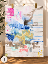 Load image into Gallery viewer, Abstract Art on Cloth
