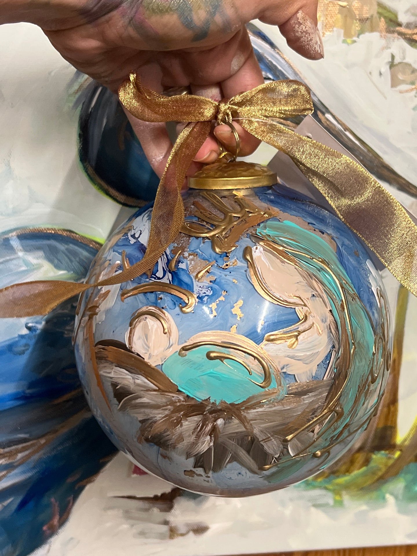 Royal Blessed Mother Ornament