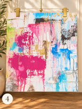 Load image into Gallery viewer, Abstract Art on Cloth
