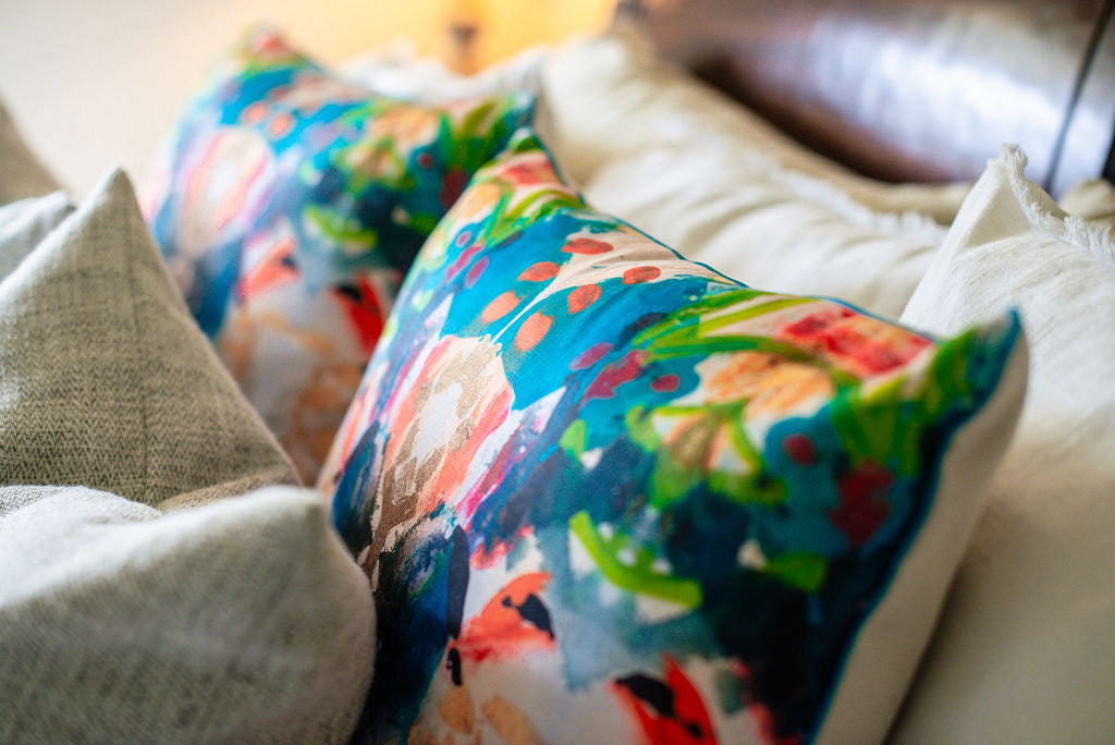 Trilogy Throw Pillow