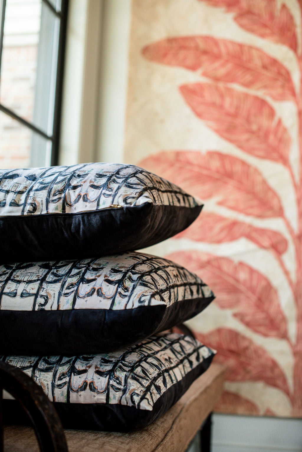 Stalks Throw Pillow