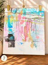 Load image into Gallery viewer, Abstract Art on Cloth
