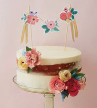 Load image into Gallery viewer, Garden Party Cake Topper
