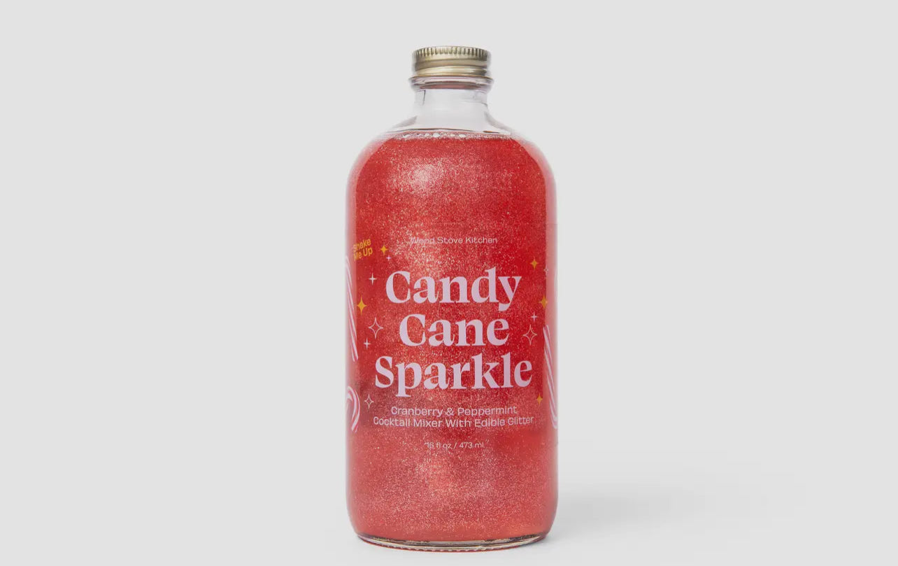 Candy Cane Sparkle Drink Mixer