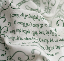Load image into Gallery viewer, O Come All Ye Faithful Tea Towel
