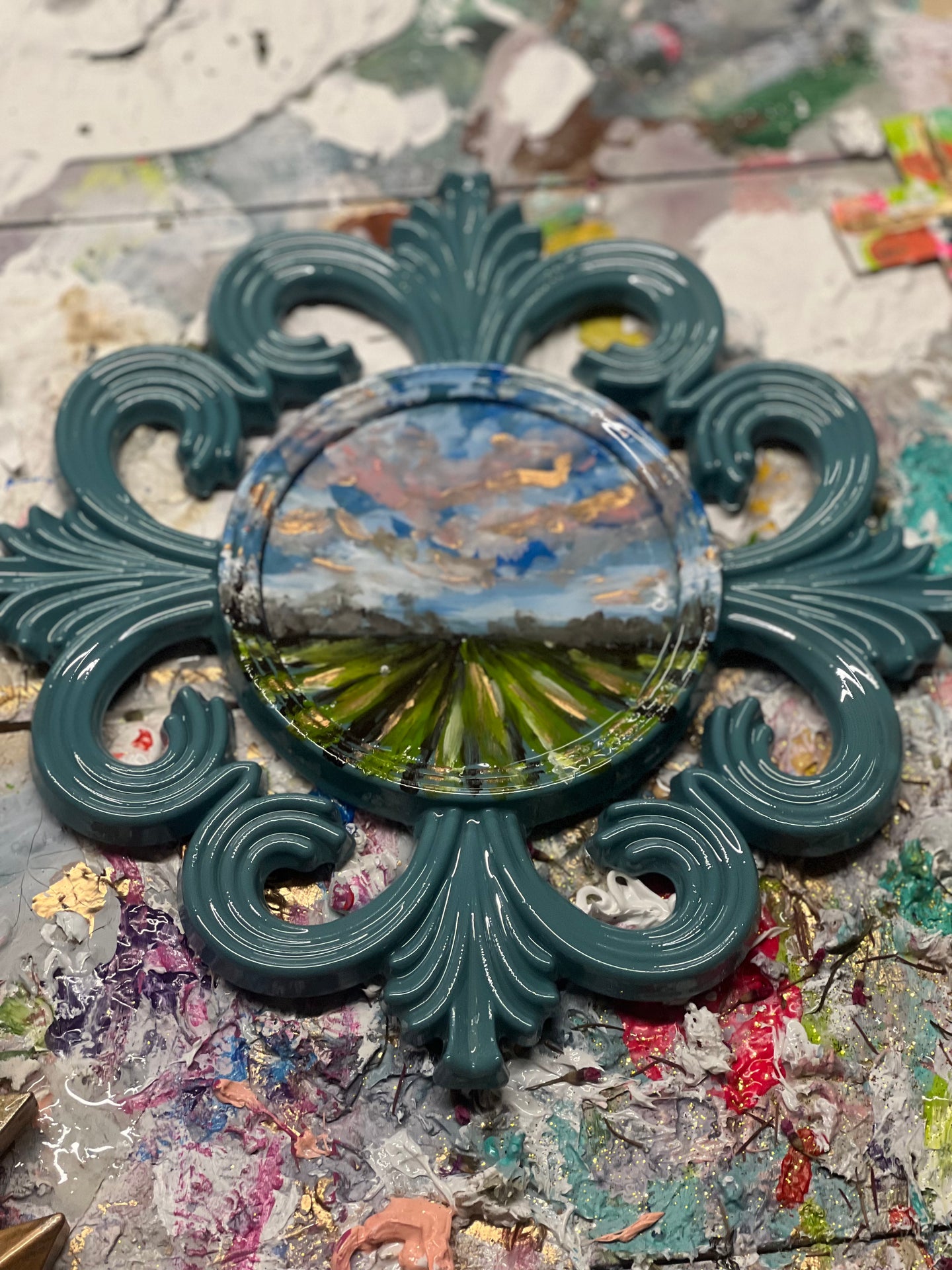 Farmscape Minis on Blue Scroll