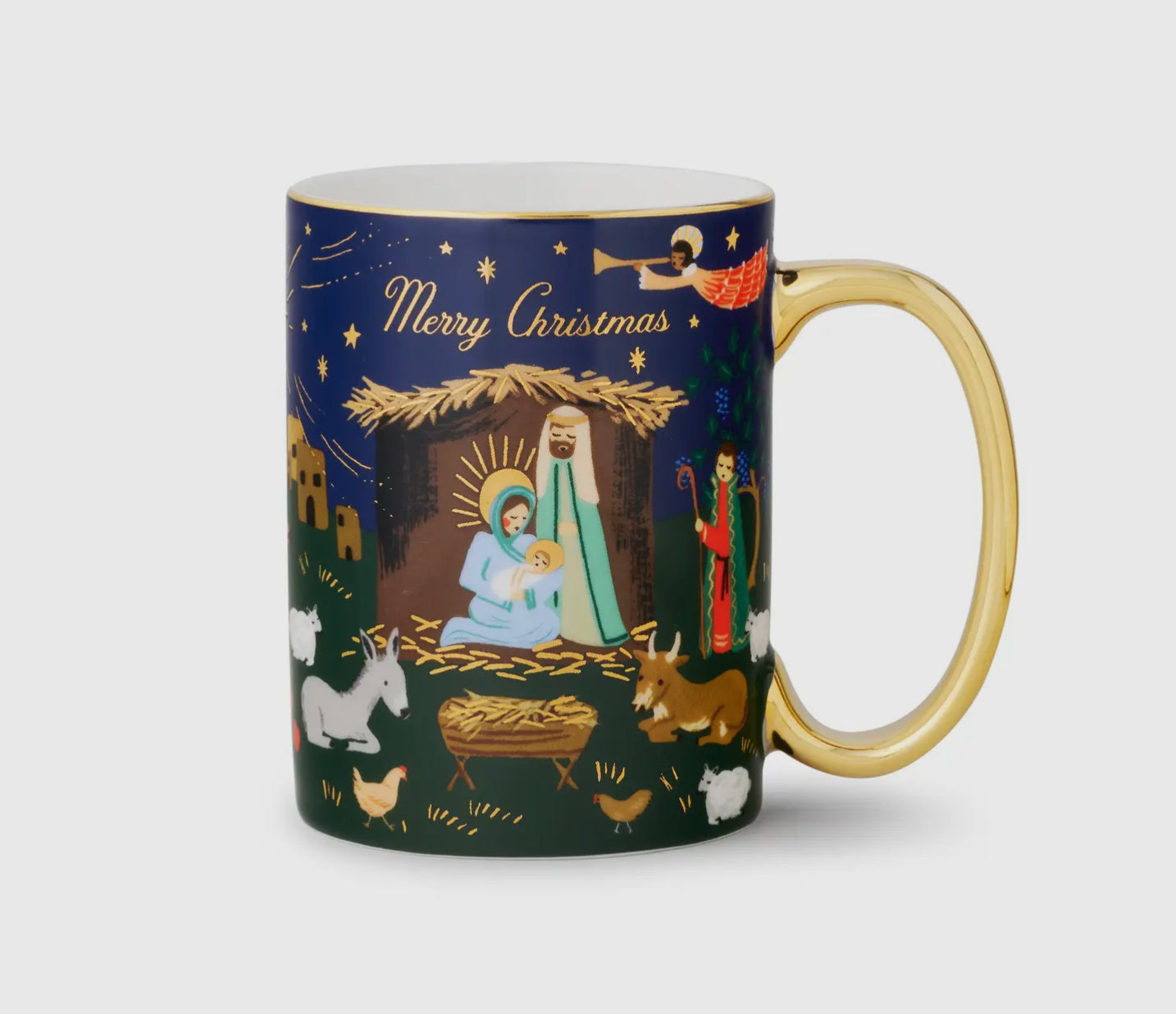 Nativity Scene Porcelain Mug