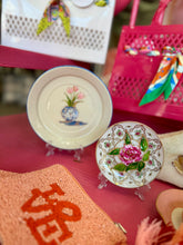 Load image into Gallery viewer, EM Small Saucer w/ pink Flower
