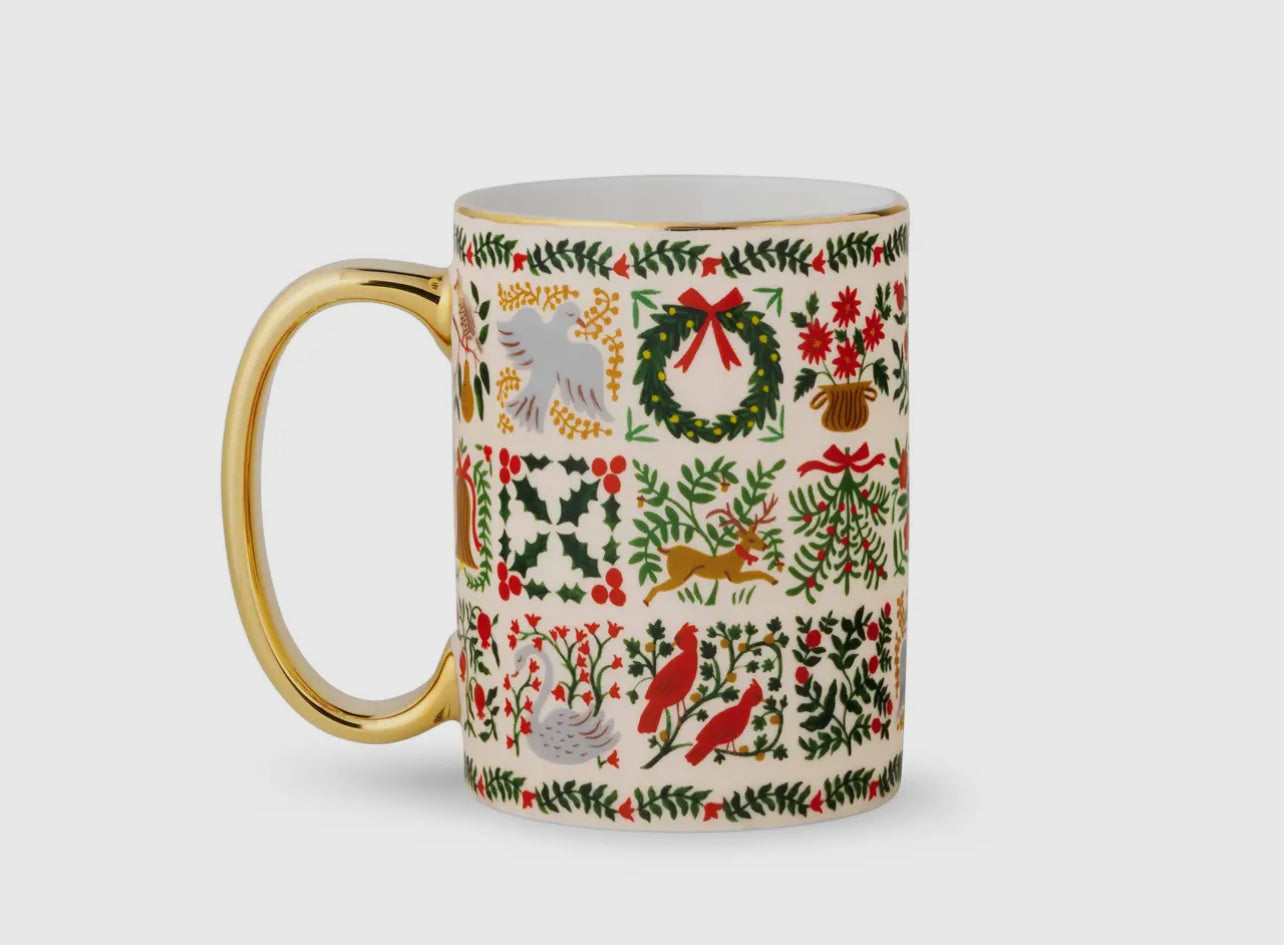 ChristmasTide Porcelain Mug