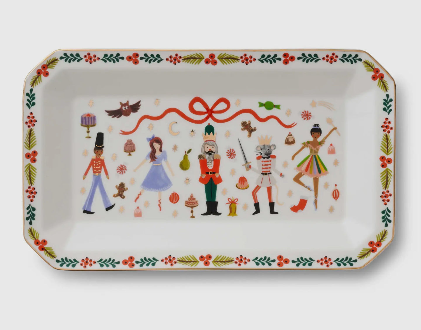 Nutcracker Large Porcelain Catchall Tray