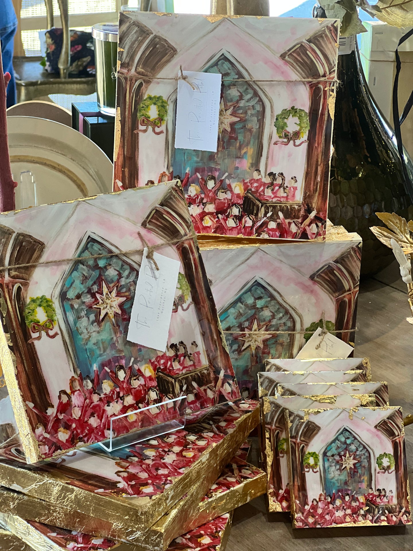 Joyful Noise 8x8 Embellished Print