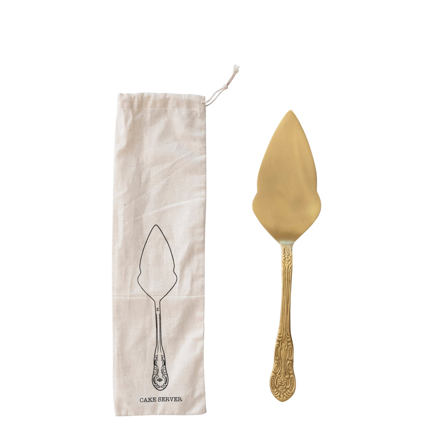 Brass Cake Knife