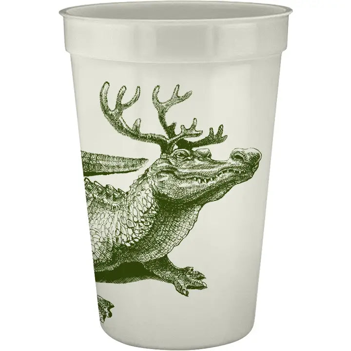 16 oz Christmas Gator Cups