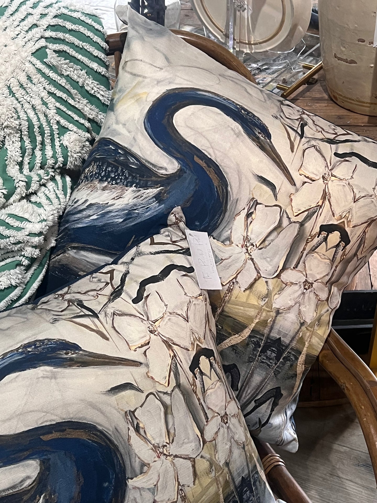 An American Darter Throw Pillow