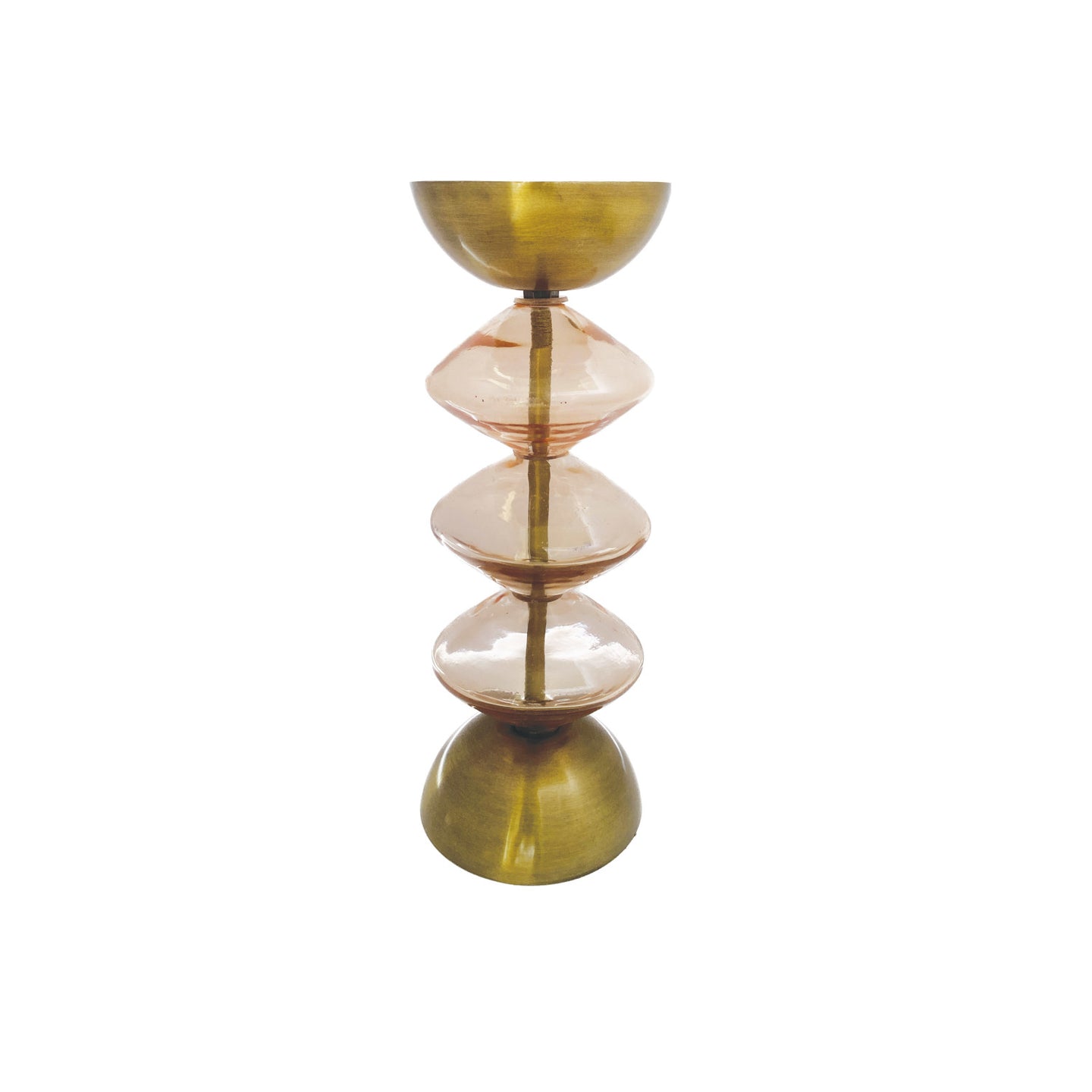 Recycled Glass Pillar Holder