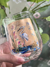 Load image into Gallery viewer, Water Bird Wine Glass
