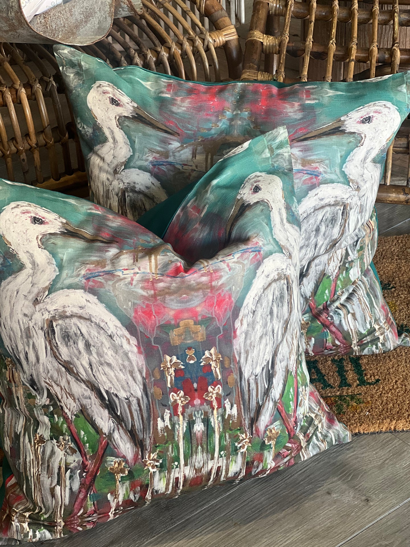 Sister Sister Throw Pillow