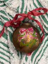 Load image into Gallery viewer, Wreath on Copper Ornament
