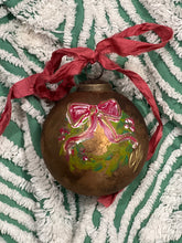 Load image into Gallery viewer, Wreath on Copper Ornament
