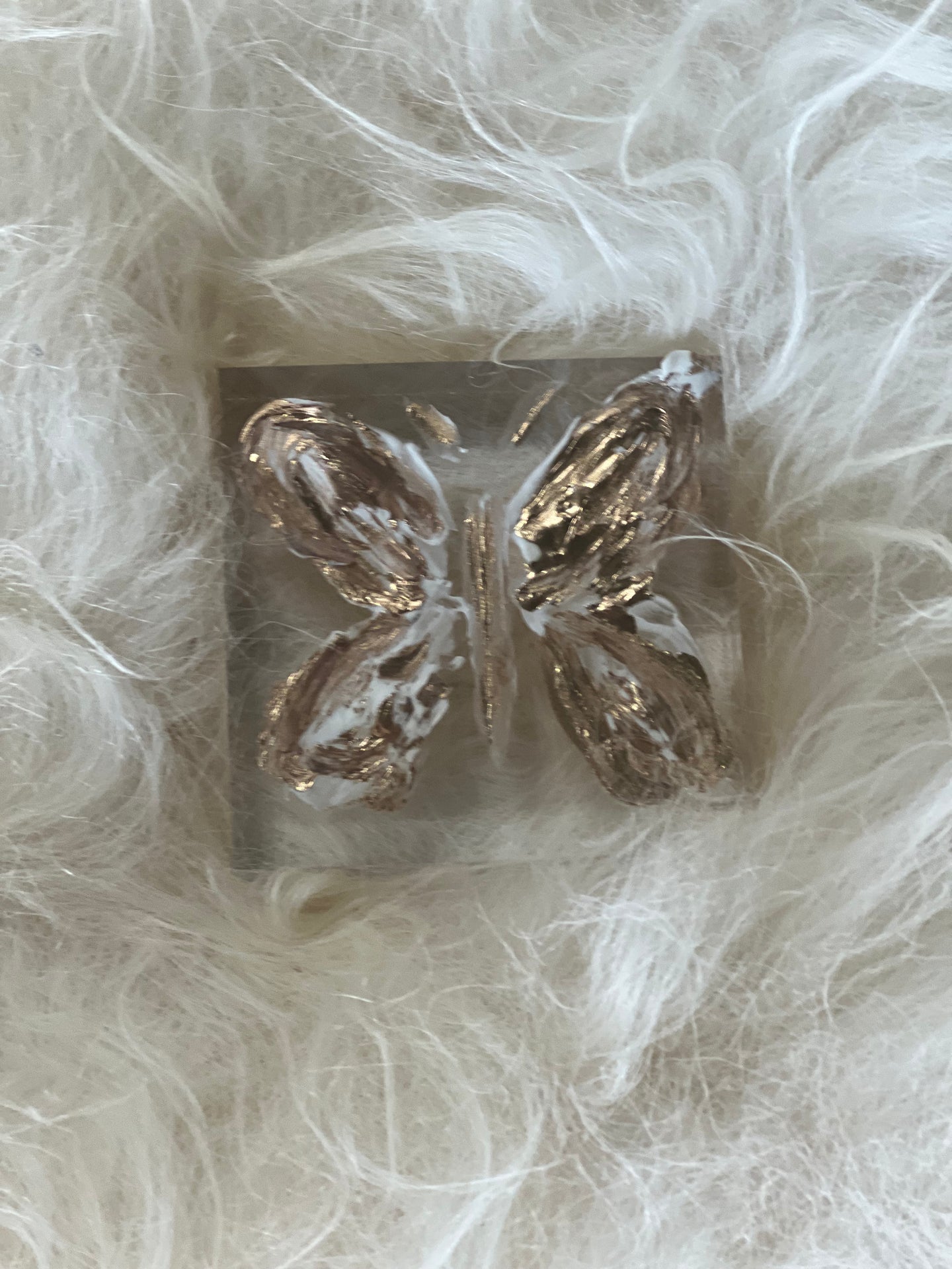 Abstract Butterfly Lucite Block