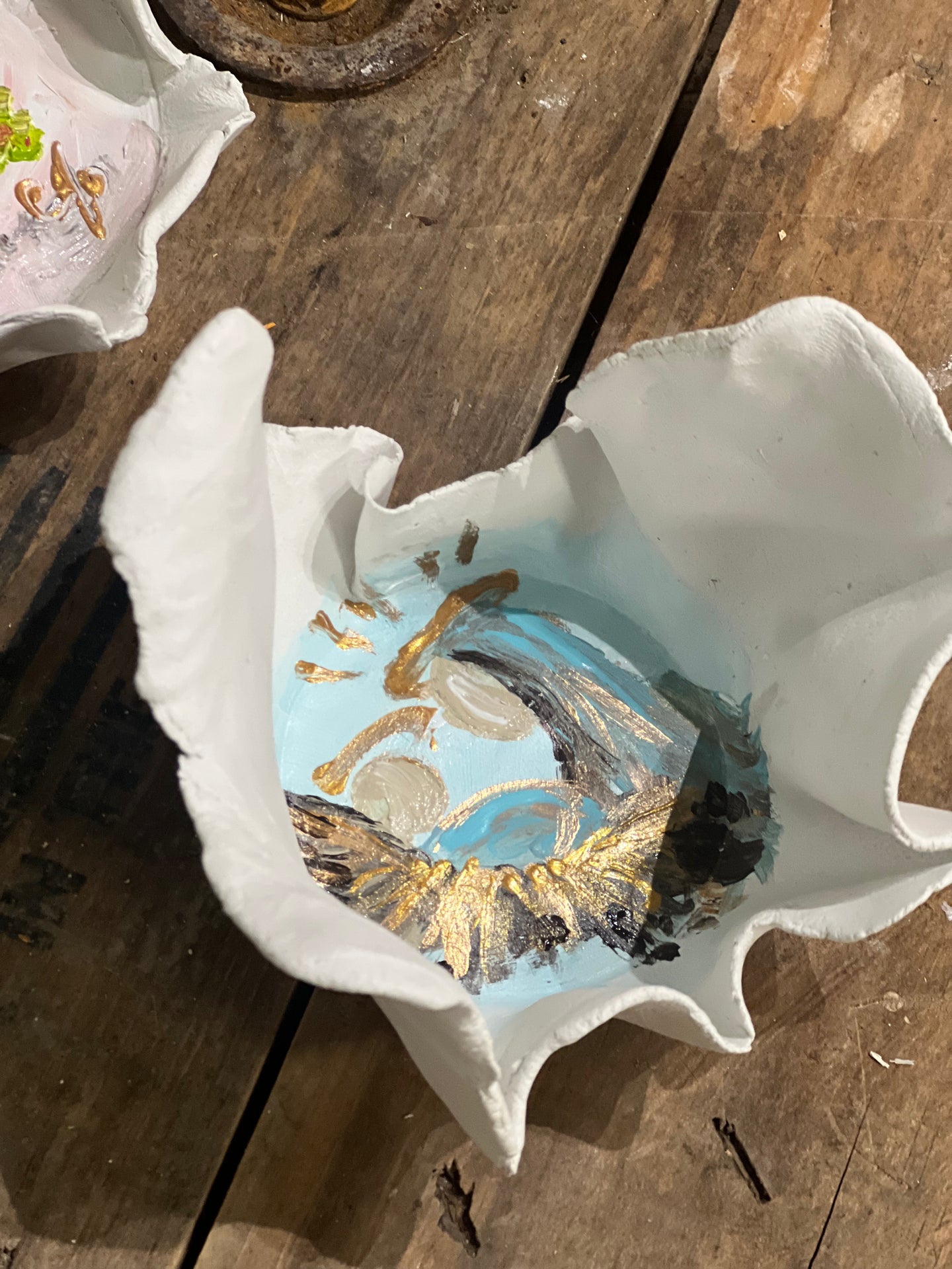 Blessed Mother Sculptural Bowl