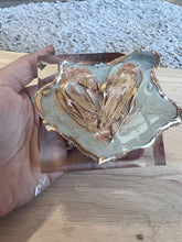 Load image into Gallery viewer, Gilded Heart Lucite Block
