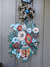Load image into Gallery viewer, Designer Chinois Florals in Ginger Jar Door Hanger
