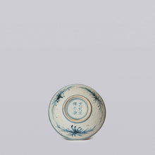 Load image into Gallery viewer, Small Blue and White Porcelain Dancing Crane Dish

