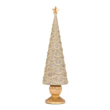 Load image into Gallery viewer, Gold Garland Pedestal Tree
