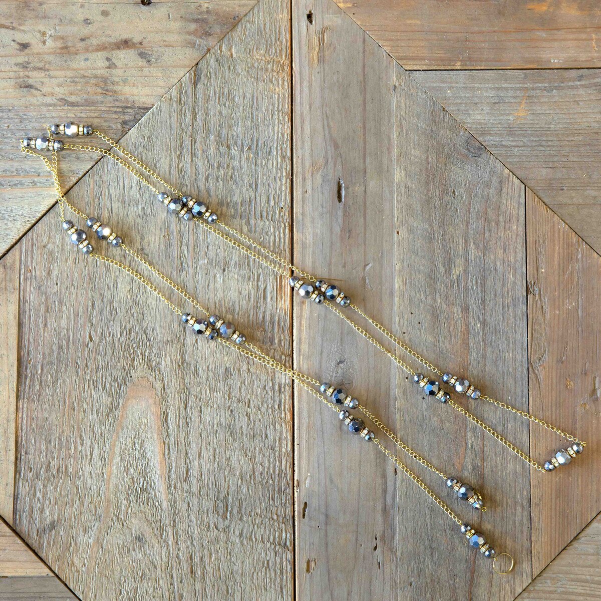 Gold Chain and Bead Garland