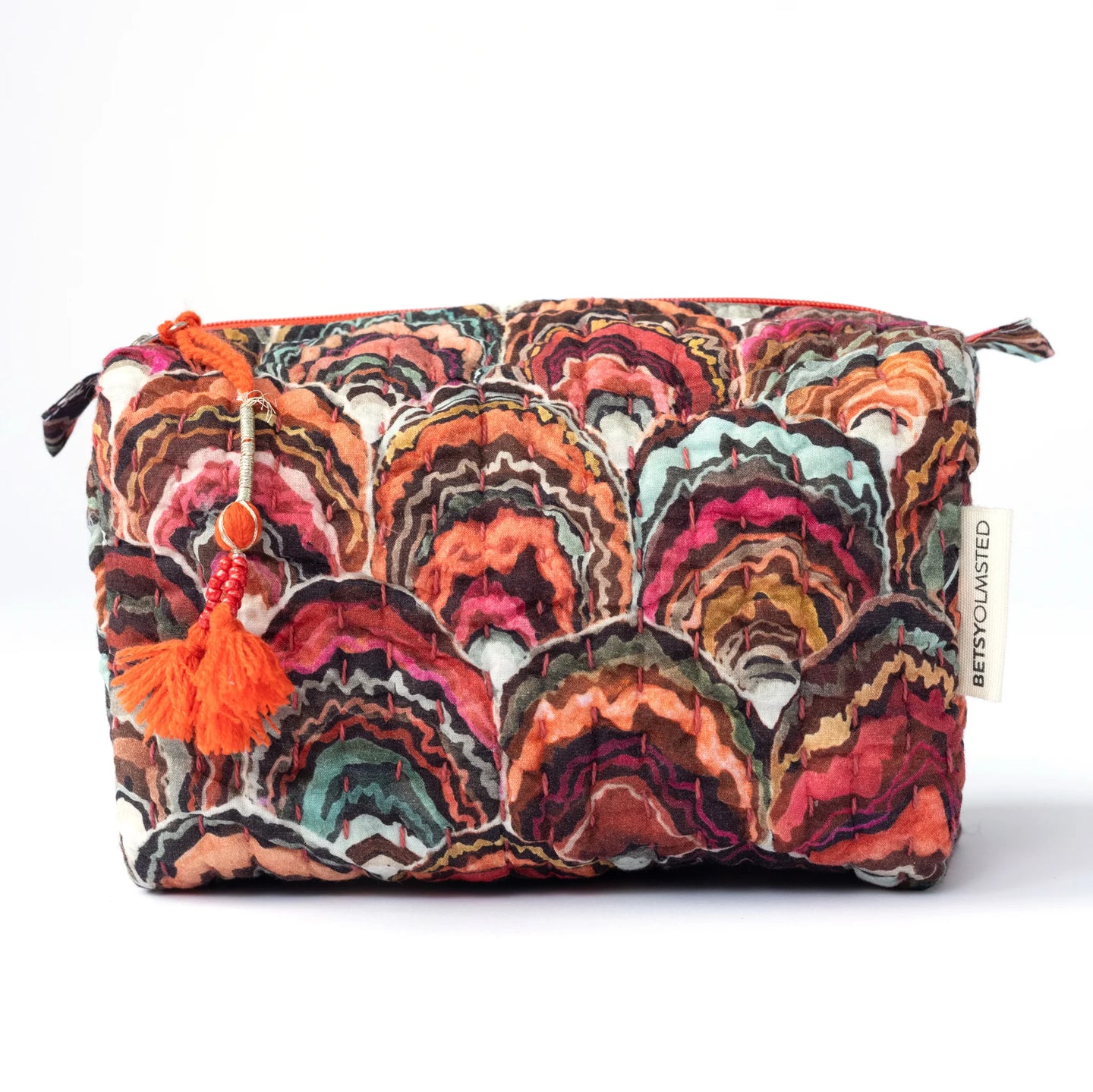 Oyster in Messa Quilted Dopp