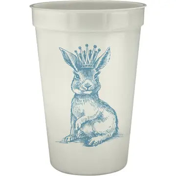 16oz Pearlized Royal Bunnies Cups