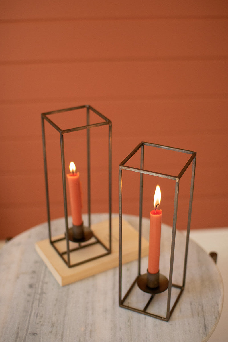 Antique Brass Taper Candle Holder