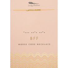 Load image into Gallery viewer, Morse Code Necklace
