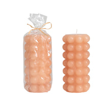 Load image into Gallery viewer, Tall Hobnail Pillar Candle
