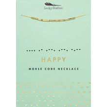 Load image into Gallery viewer, Morse Code Necklace
