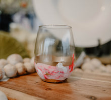 Load image into Gallery viewer, Neon Pink Wine Glass
