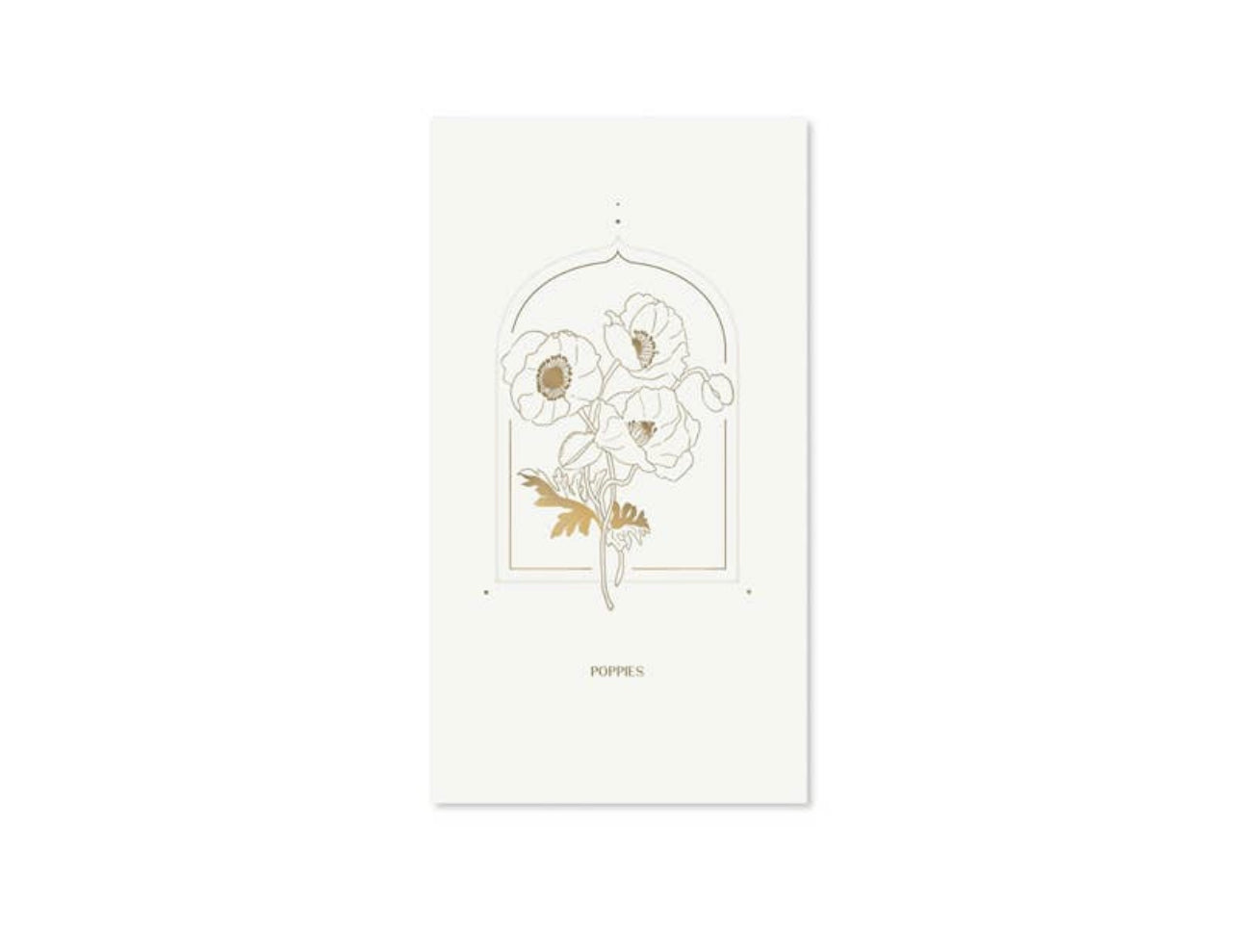 Poppies Pop-Up Card