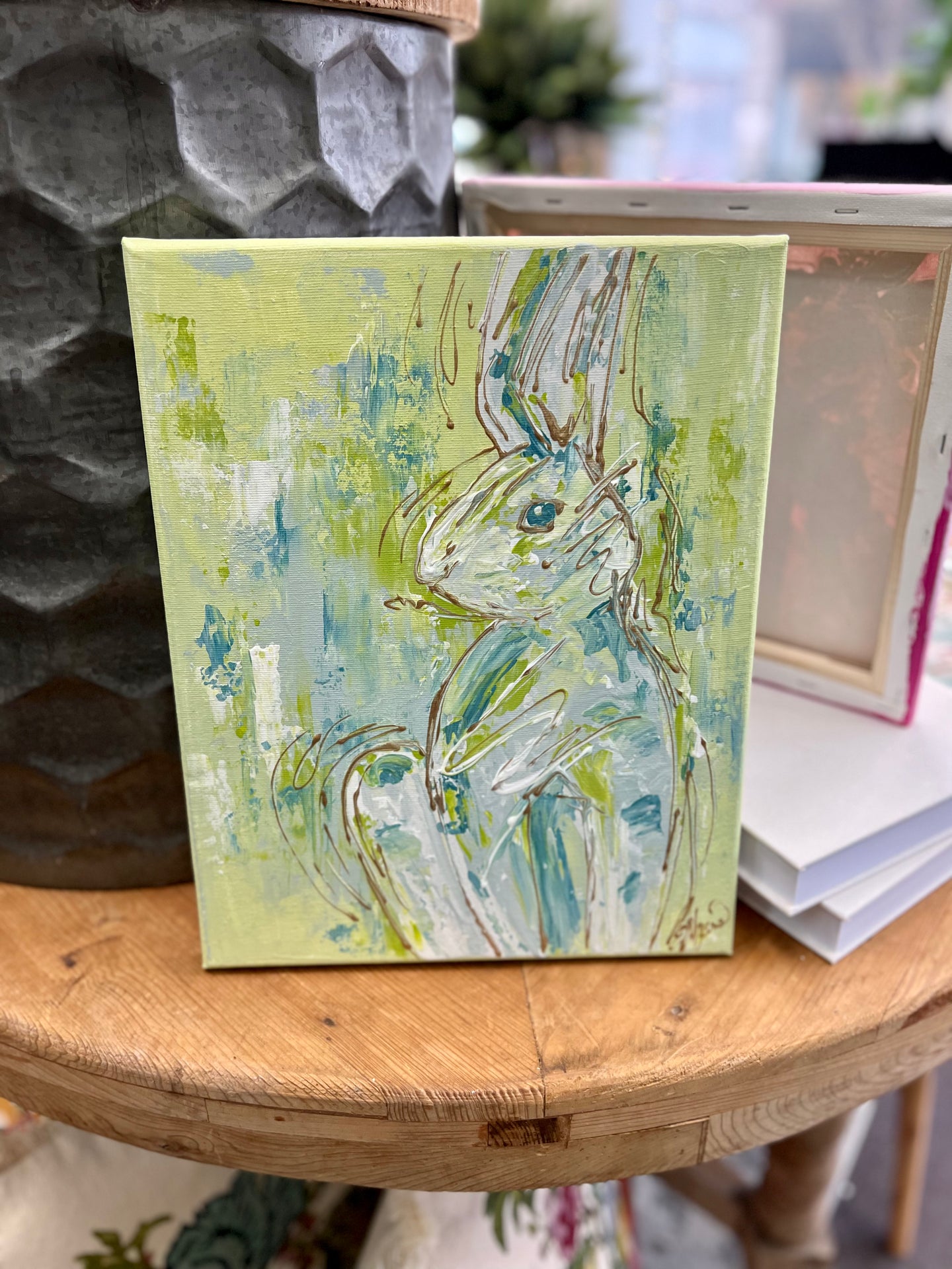 EM Blue/Green Bunny