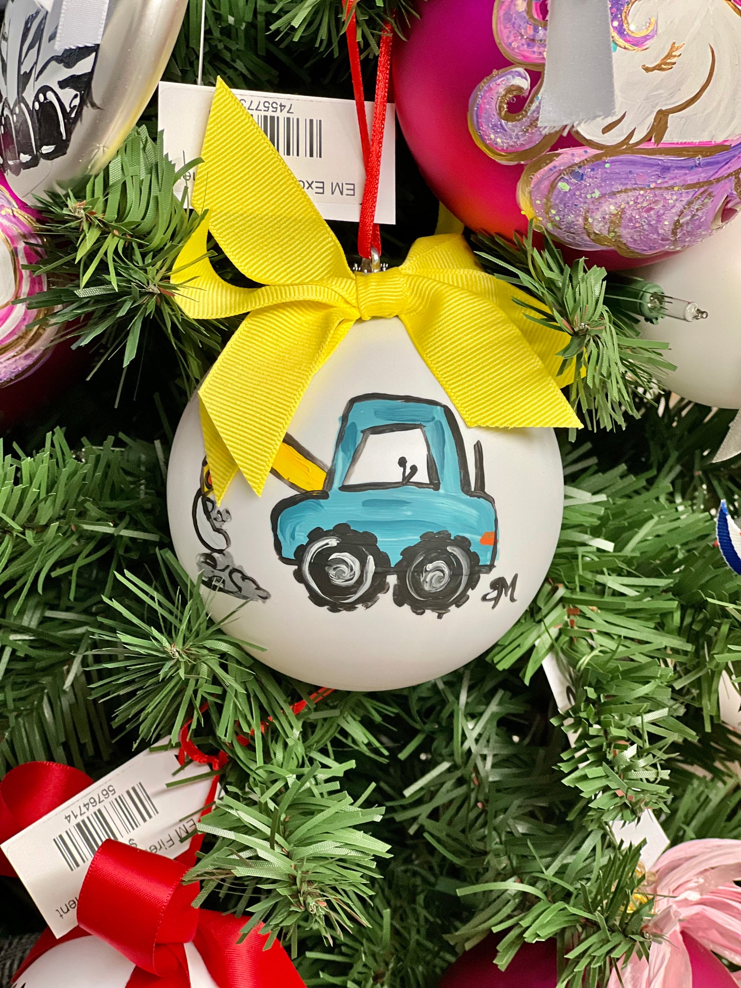EM Excavator Ornament