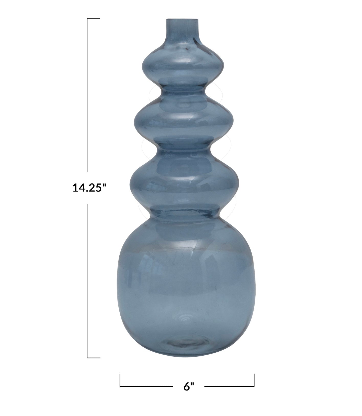 Blue Glass Vase
